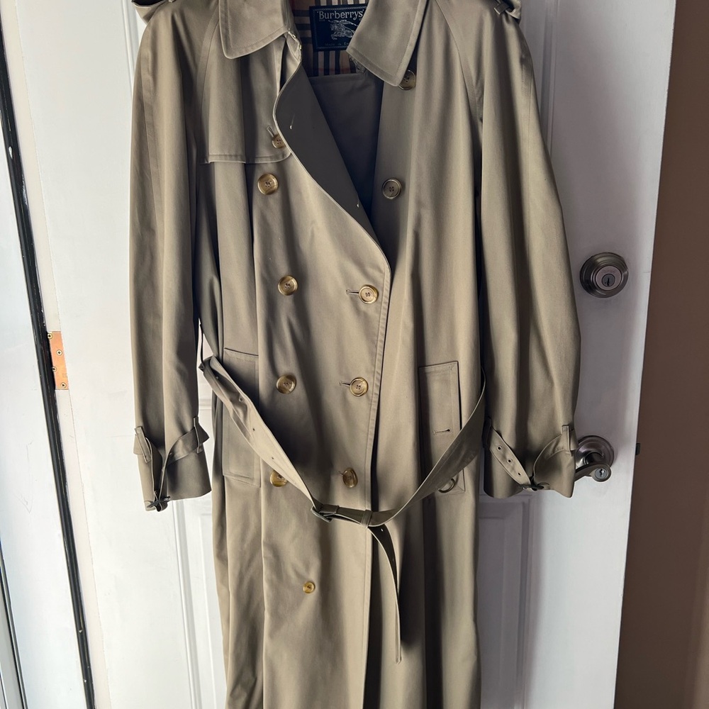 Burberry Tan Trench Coat- size 50 reg